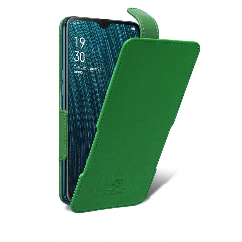 Чехол флип Stenk Prime для OPPO A5s Зеленый (65520)
