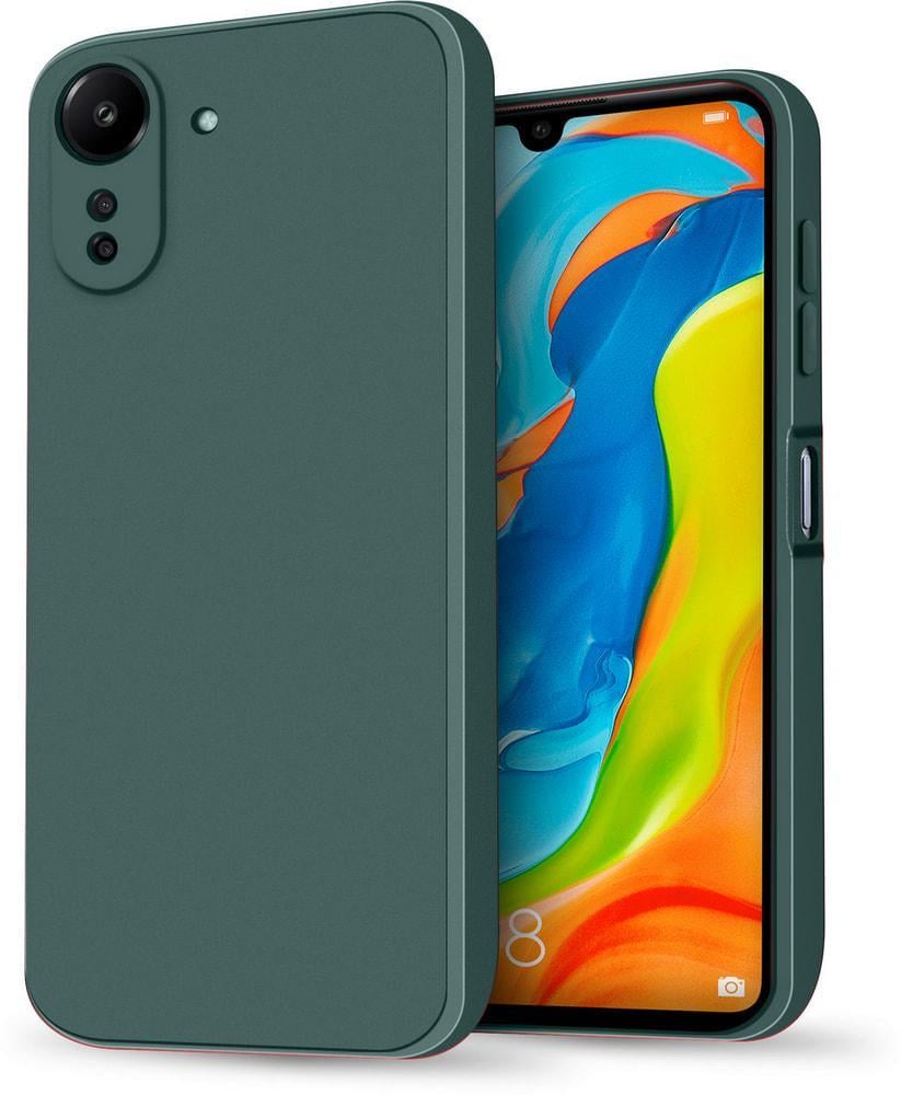 Силиконовый чехол HardCorner Xiaomi Poco C65 (с микрофиброй) Green (34791-08) Силиконовый чехол HardCorner Xiaomi Poco C65 (с микрофиброй) Green (34791-08)