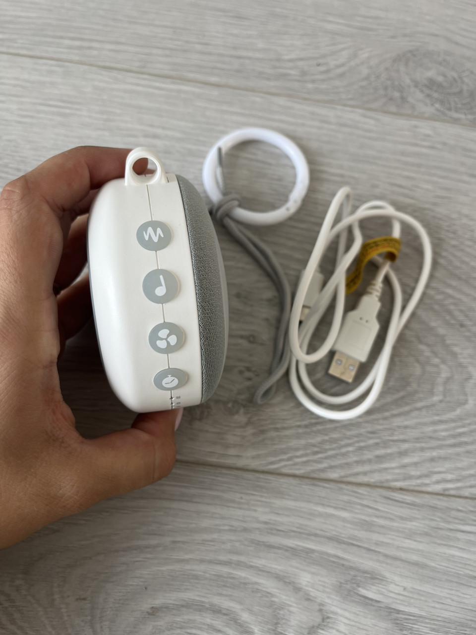 Машина белого шума Dreamegg D11 портативная для сна и релакса тихая USB Белый - фото 9