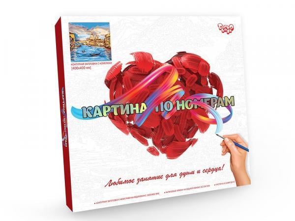 Картина по номерам Danko Toys на холсте 40х40 см Венеция (KpN-02-04) Картина по номерам Danko Toys на холсте 40х40 см Венеция (KpN-02-04)