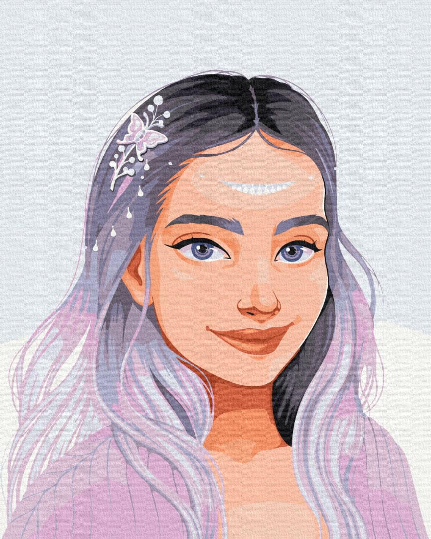 Картина по номерам Brushme Фиолет Арт 48x60 см (BS52471L)