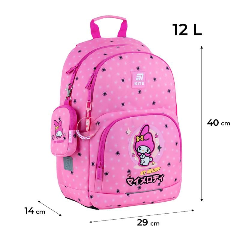 Школьный набор KITE Education My Melody SET HK25-585M-2 рюкзак/пенал/сумка - фото 3 Школьный набор KITE Education My Melody SET HK25-585M-2 рюкзак/пенал/сумка - фото 3