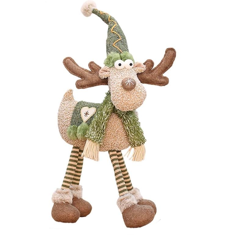 Мягкая фигура новогодняя Lesko YH259903 Олень под елку 55 см Green (31160292) Мягкая фигура новогодняя Lesko YH259903 Олень под елку 55 см Green (31160292)