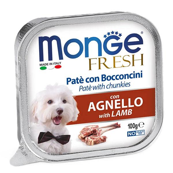 Корм для собак влажный Monge Dog Wet FRESH ягненок 100 г (000025669)