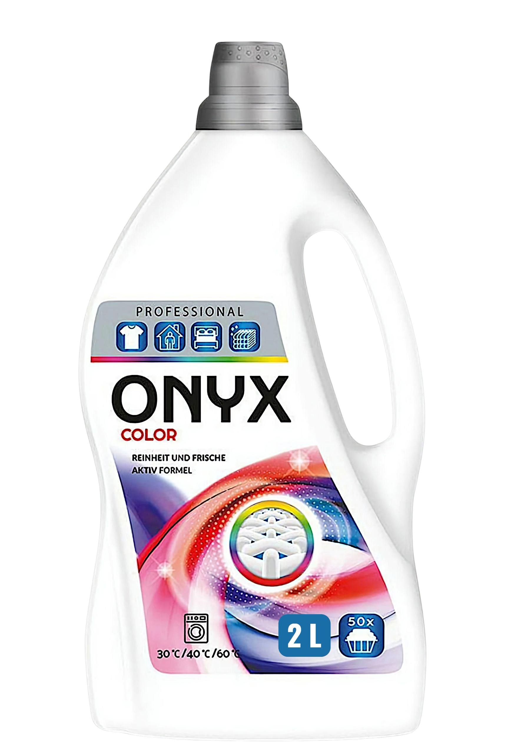 Гель для стирки цветной одежды Onyx Professional Color 50 стирок 2 л (990307)