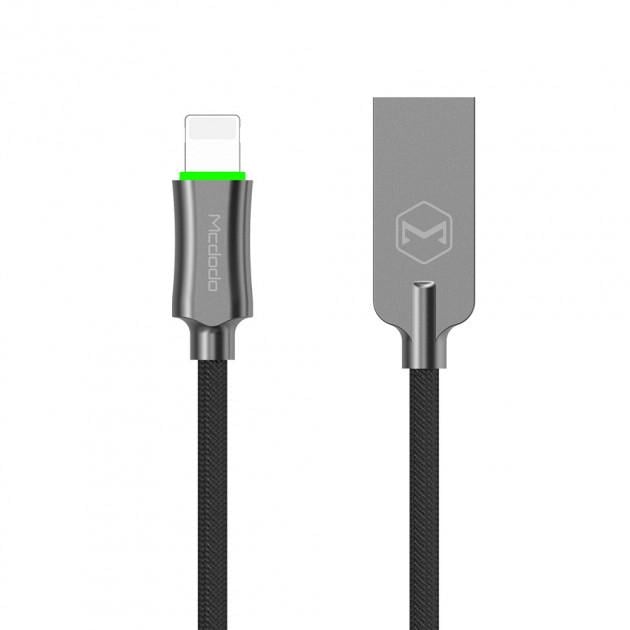 Кабель MCDODO Smart Lightning LED для зарядки с автоотключением 1,2 м (921855219) Кабель MCDODO Smart Lightning LED для зарядки с автоотключением 1,2 м (921855219)