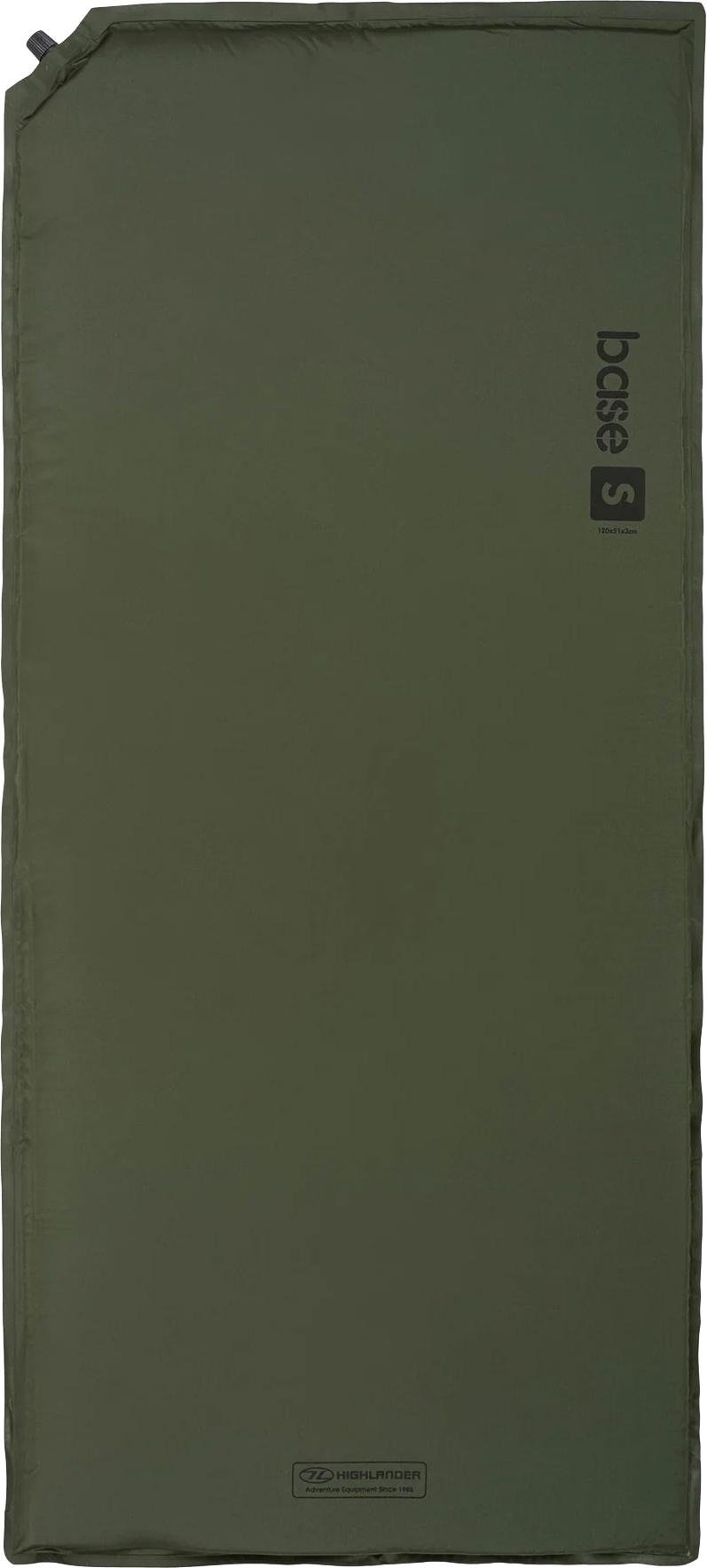 Килимок самонадувний Highlander Base S Self-inflatable Sleeping Mat 3 см Olive (SM100-OG)