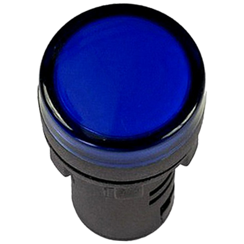 Лампа сигнальная CNC AD22-22DS 22 мм LED 220V AC Синий (Б00027223)