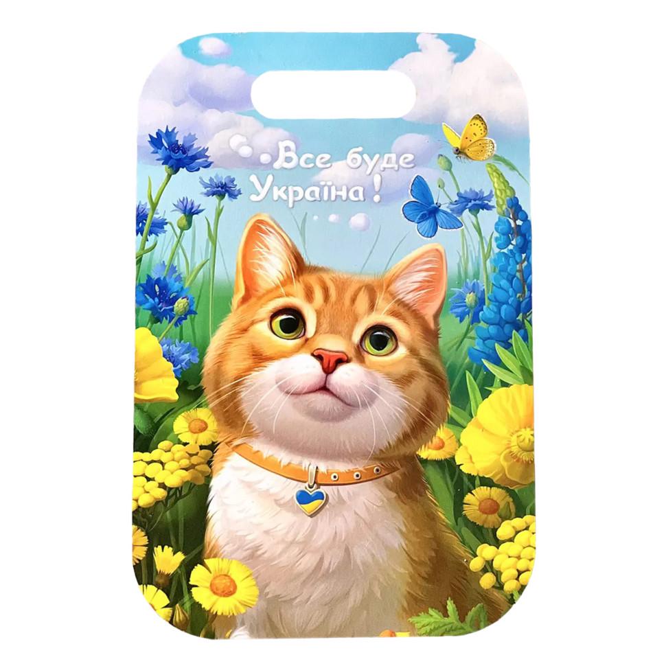 Игрушка детская деревянная Ubumblebees PSF154 доска прямоугольная Рыжий котик Игрушка детская деревянная Ubumblebees PSF154 доска прямоугольная Рыжий котик