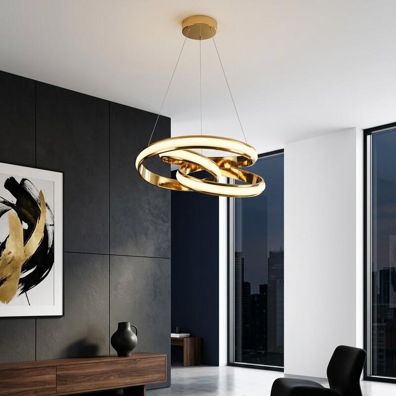 Люстра подвесная Zilini LED XL6197/500 Золотистый (34950377) Люстра подвесная Zilini LED XL6197/500 Золотистый (34950377)