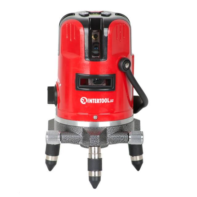 Рівень лазерний Intertool MT-3011 5 лазерних головок/звукова індикація (8607988) - фото 2