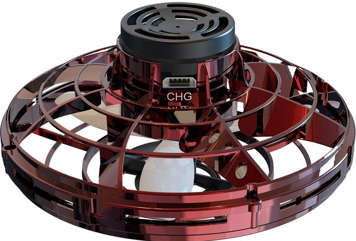 Игрушка инновационная летающий спинер PTW с LED-подсветкой Red