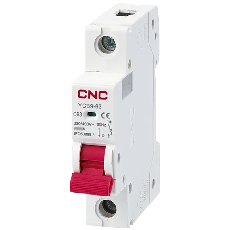 Автоматический выключатель CNC Electric YCB9-63 1P 63A 10kA C (Б00029319)