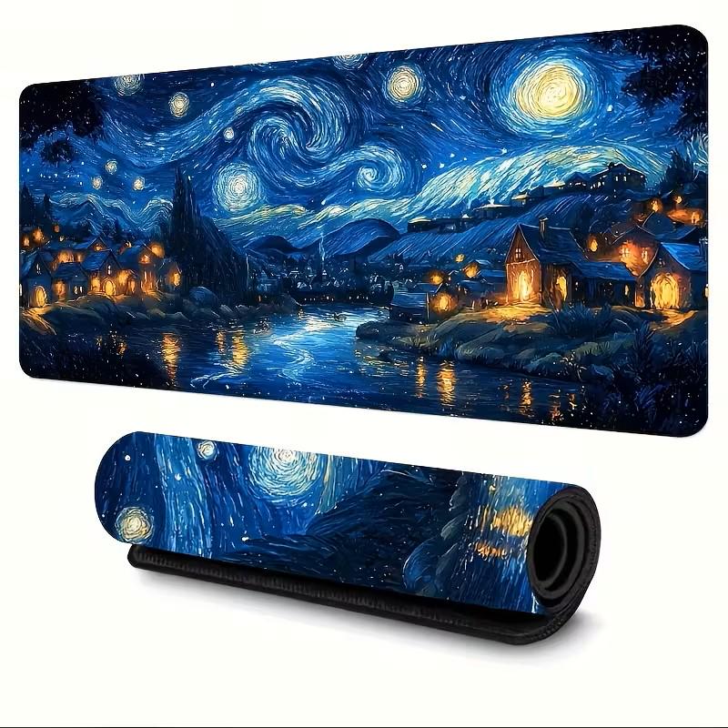 Коврик геймерский резиновый Van Gogh Starry Night XL 30x70 см (VG-SN-3070) - фото 5 Коврик геймерский резиновый Van Gogh Starry Night XL 30x70 см (VG-SN-3070) - фото 5