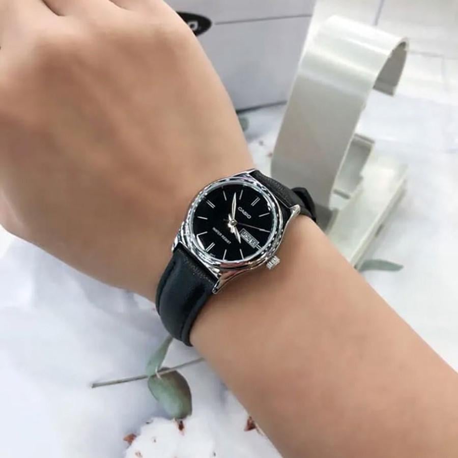 Наручные часы женские Casio LTP-V006L-1B2 Timeless Collection Lady Timeless Collection Черный (2917399297)