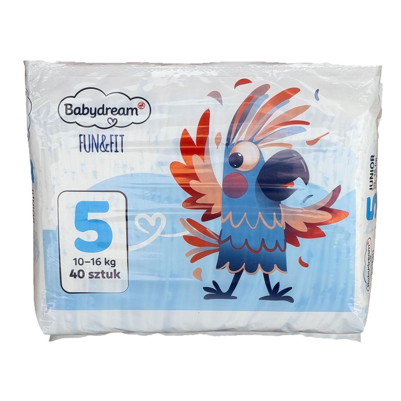 Подгузники Babydream Fun&Fit 5 Junior 10-16 кг 40 шт. (id_14894)
