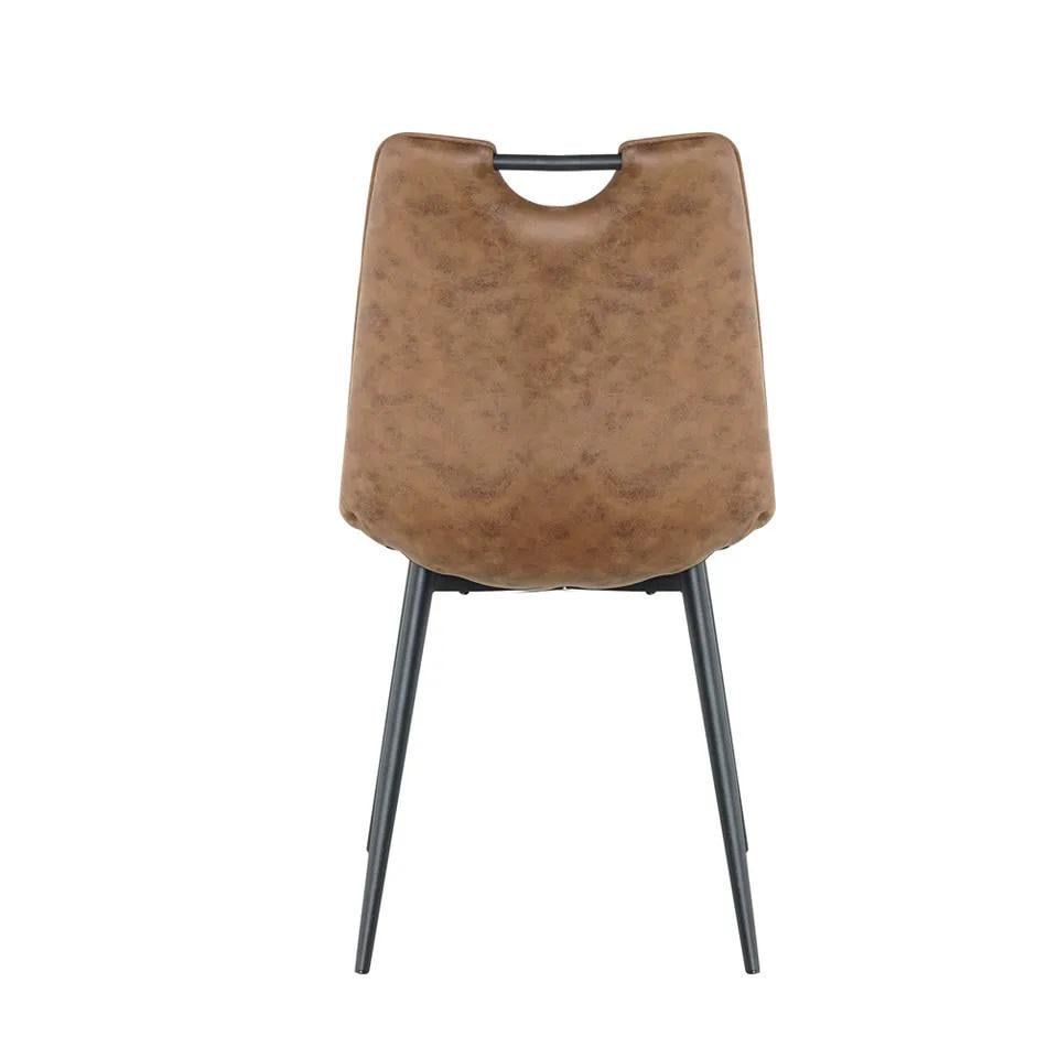 Стілець для кухні та вітальні ГРЕЙС Бредлі 430х890х460 мм Чорний/Античний шоколад (GAА0054924) - фото 2 Стілець для кухні та вітальні ГРЕЙС Бредлі 430х890х460 мм Чорний/Античний шоколад (GAА0054924) - фото 2