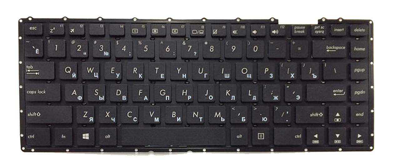 Клавиатура для ноутбука Asus X456 X456UQ матовая (0KNB0-4135RU00)