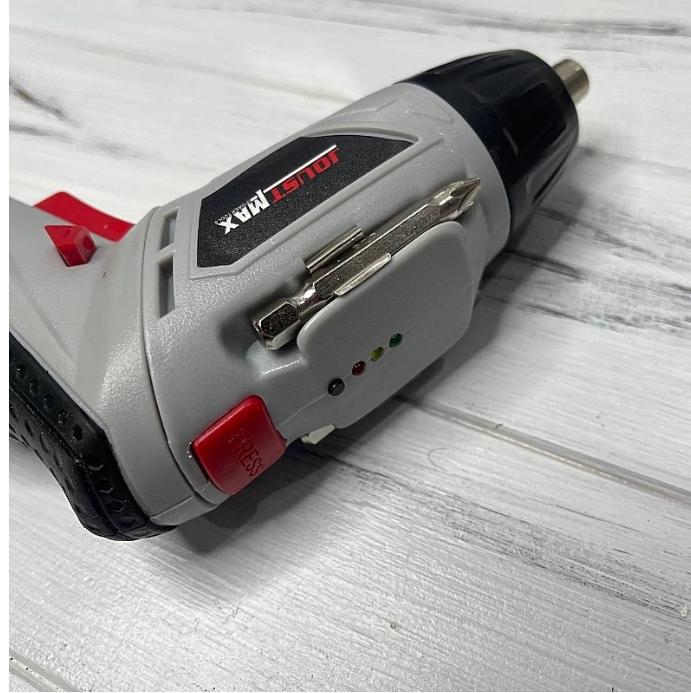 Отвертка аккумуляторная JoustMax и насадки в чемодане 4,8V RD-35 (NM3548) - фото 3 Отвертка аккумуляторная JoustMax и насадки в чемодане 4,8V RD-35 (NM3548) - фото 3