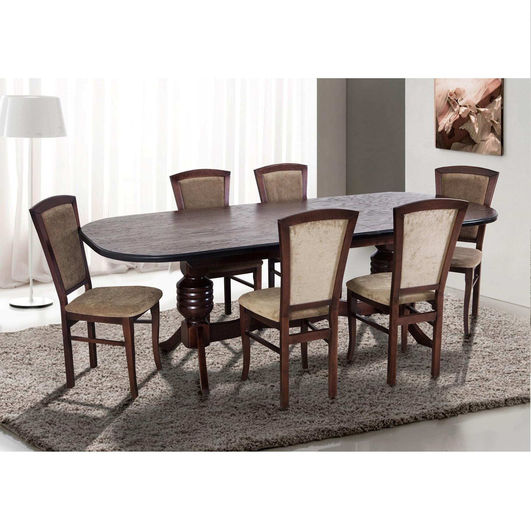 Стол кухонный раскладной Мікс Меблі Буковель 100x200 ( 40 40) см натуральное дерево/МДФ Орех - фото 8 Стол кухонный раскладной Мікс Меблі Буковель 100x200 ( 40 40) см натуральное дерево/МДФ Орех - фото 8