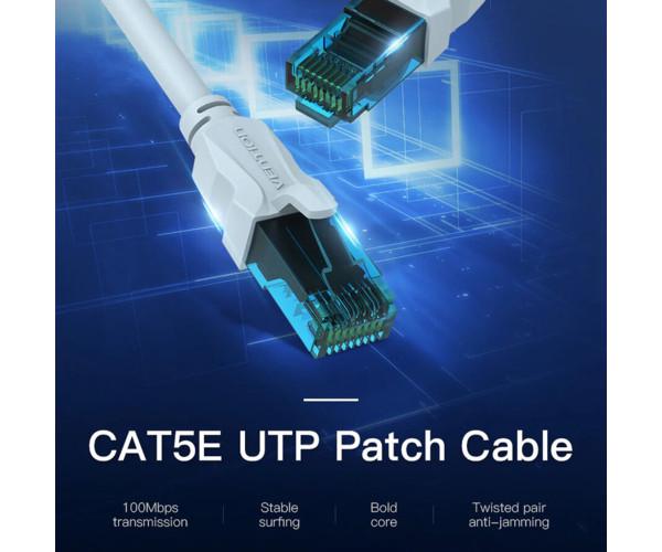 Кабель Vention VAP-A10-S200 Ethernet Cat.5E UTP Patch 2 м White - фото 5