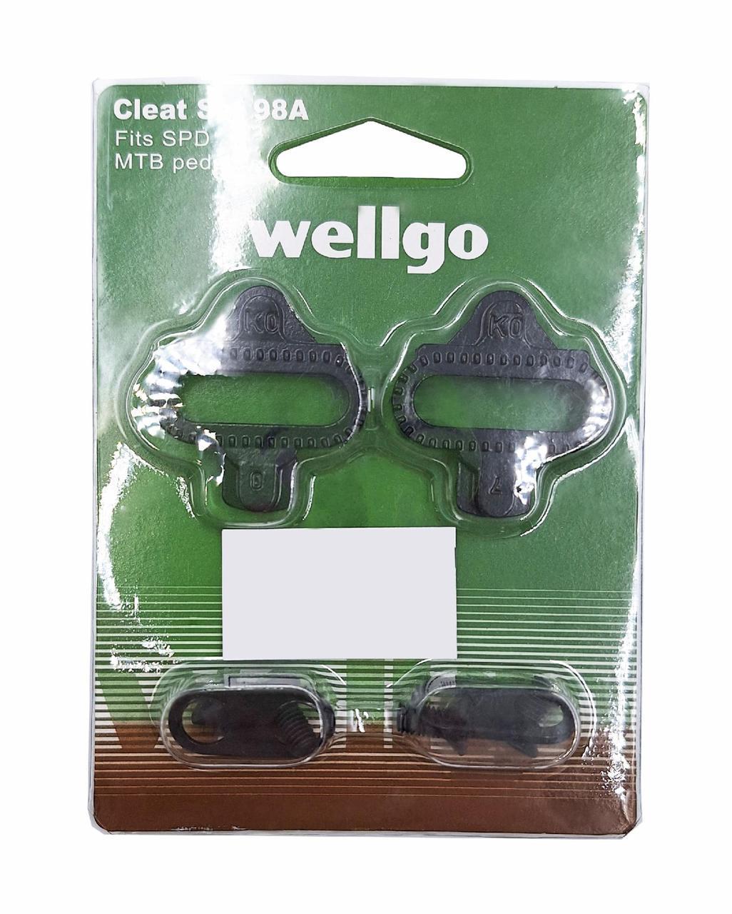 Шипы для контактных педалей Wellgo 98A CLEAT SET Черный (G0001200) - фото 2 Шипы для контактных педалей Wellgo 98A CLEAT SET Черный (G0001200) - фото 2