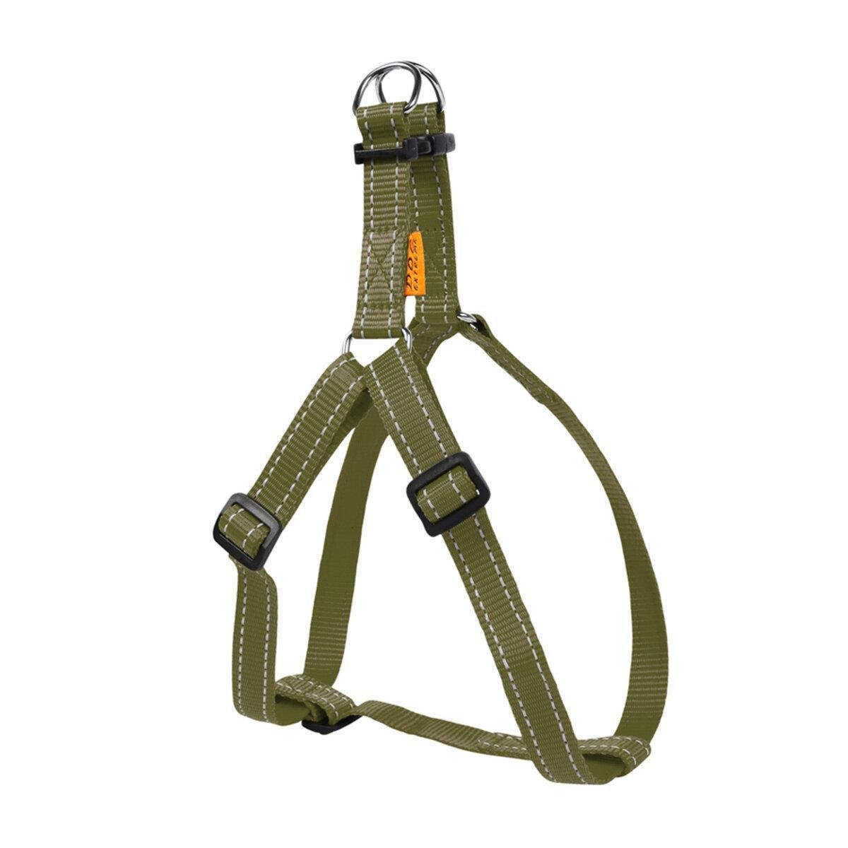 Шлея регульована Dog Extreme з нейлону 25 мм х 60-90 см Хакі (066831 Col) Шлея регульована Dog Extreme з нейлону 25 мм х 60-90 см Хакі (066831 Col)