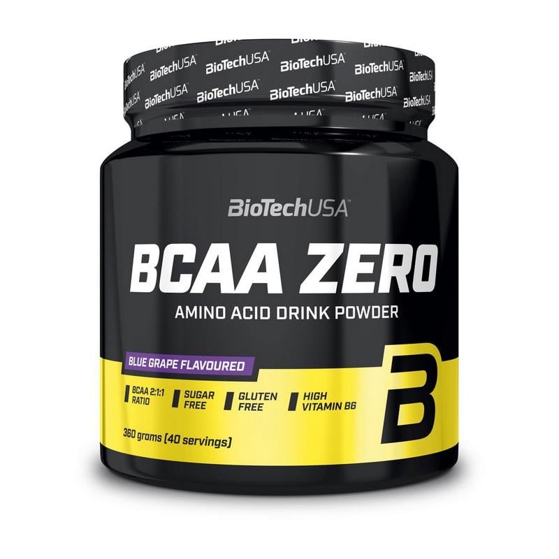 Аминокислоты с глутамином и B6 BioTech BCAA Zero 360 г без сахара Арбуз