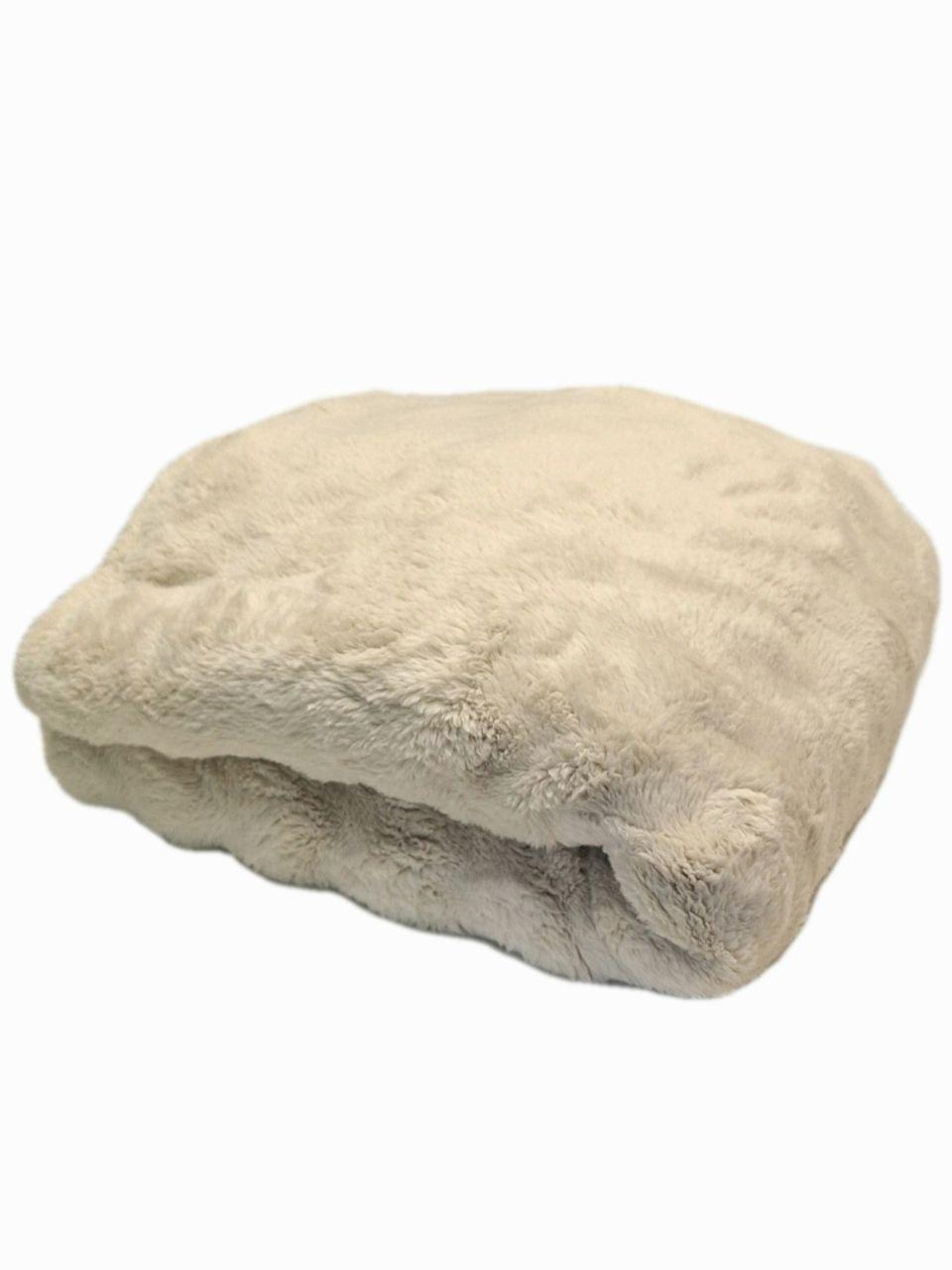 Плед-покрывало флисовый Colorful Home Шторм 200х220 см Бежевый (1240) - фото 2