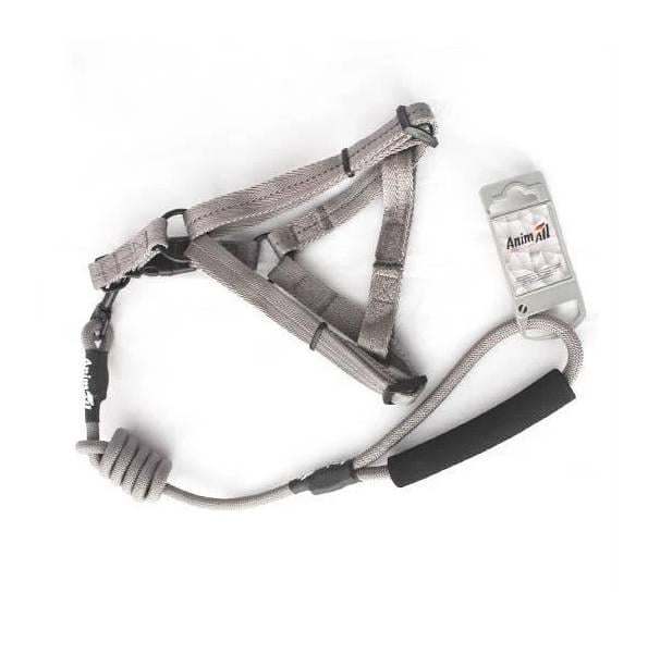 Поводок-шлейка AnimAll HJ-Y304-LН Gray 8x1200x15 мм Серый (2000981142100)