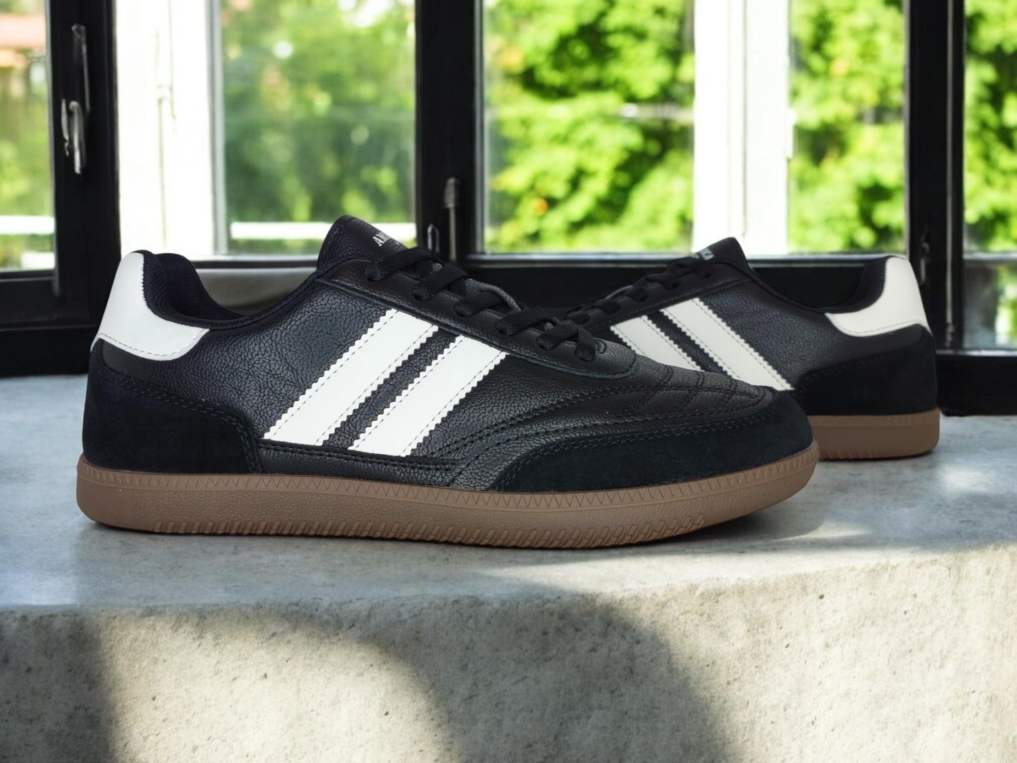 Кроссовки American club 32B натуральная кожа р. 45 Черный (25186458) - фото 2 Кроссовки American club 32B натуральная кожа р. 45 Черный (25186458) - фото 2