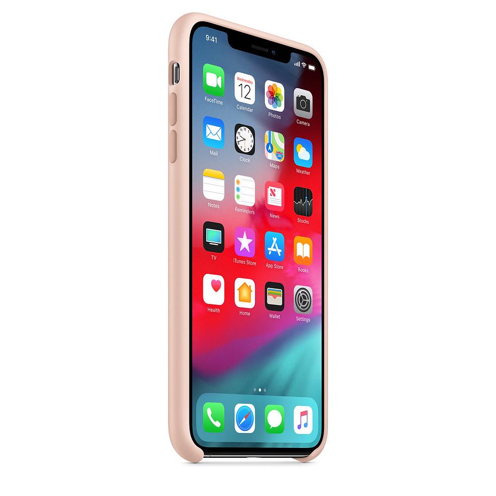 Чехол-накладка Apple Silicone Case for iPhone Xs, Pink Sand (MTF82) Оригинал