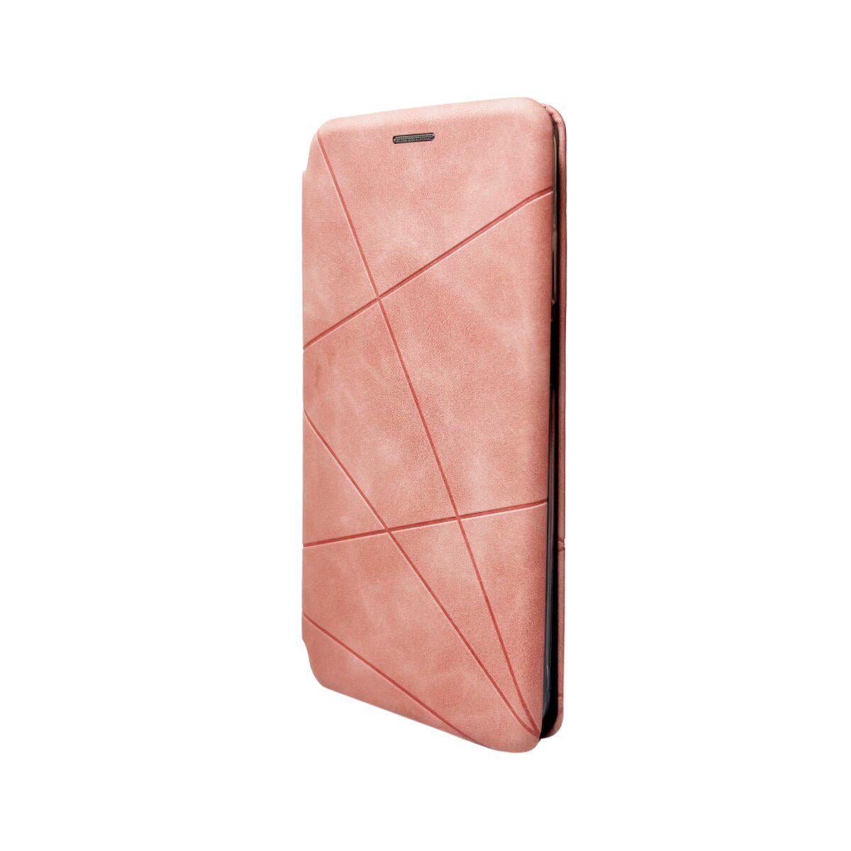 Противоударный чехол-книжка для Samsung Galaxy A04s Dekker Geometry / Pink