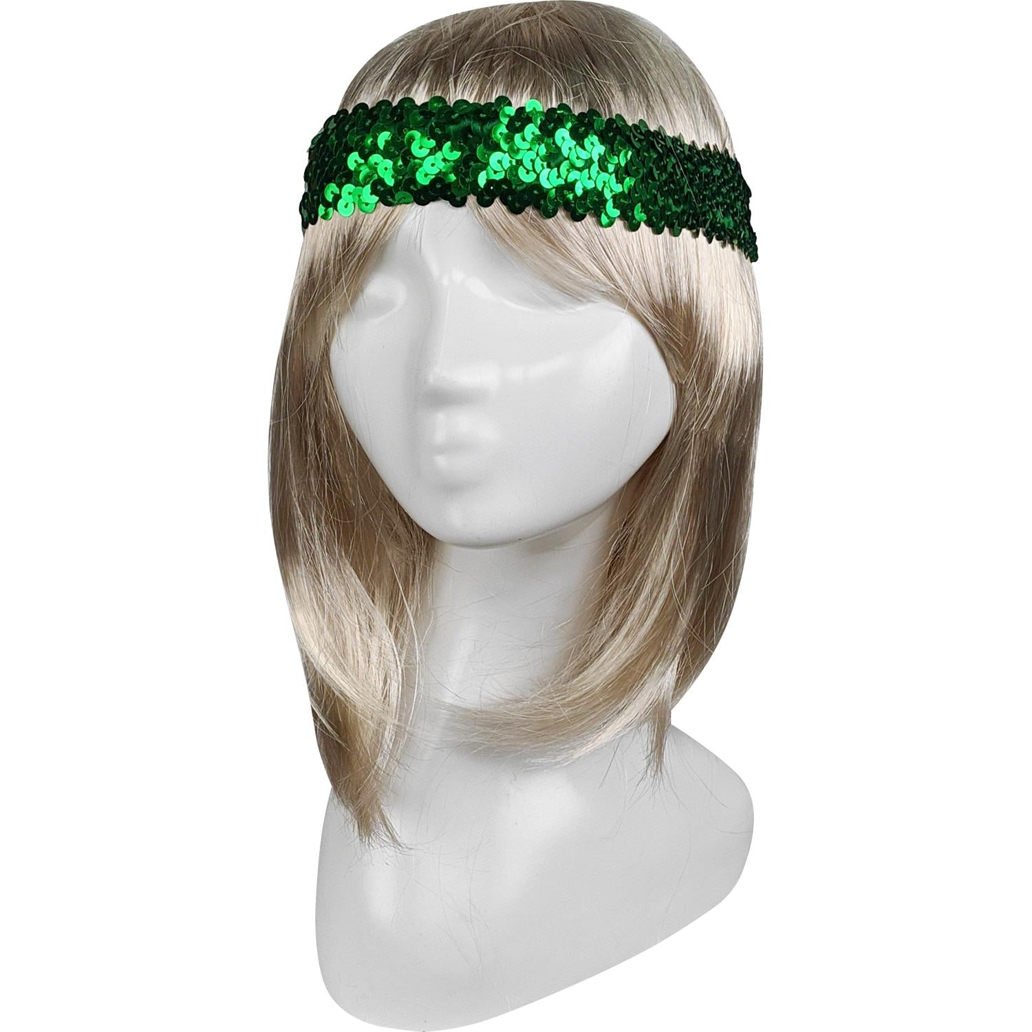 Резинка на голову в паетках Seta Decor 11-356GR Резинка на голову в паетках Seta Decor 11-356GR