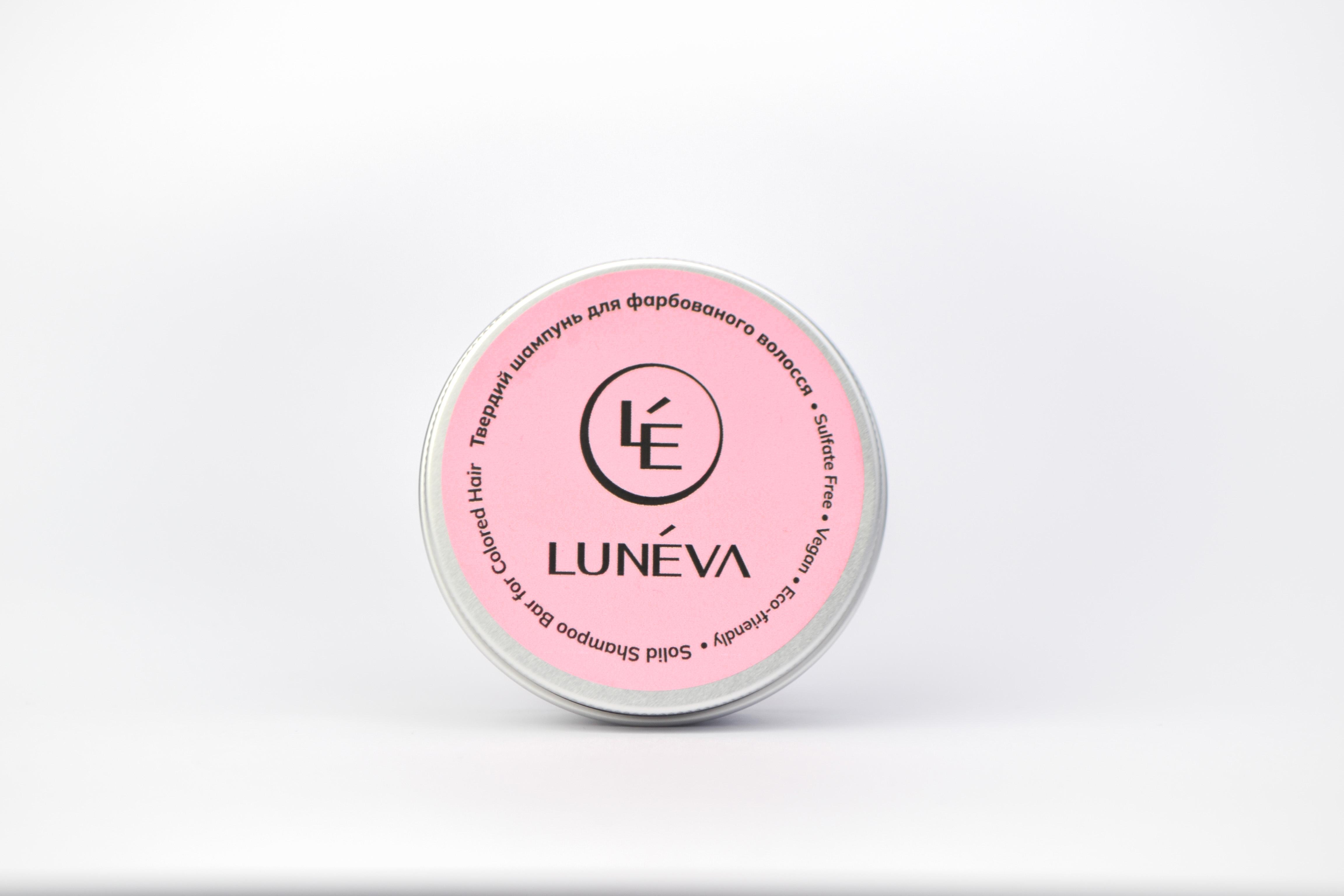 Твердий шампунь для фарбованого волосся LUNÉVA Solid Shampoo Bar for Colored Hair 70 г