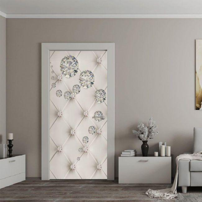 Наклейка интерьерная на двери Sticker Wall SW-00000925 Бриллианты 104х210 см