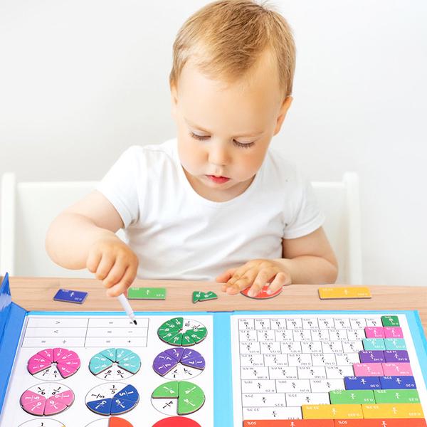 Набор для изучения дробей и процентов с маркером и магнитами M00481 - фото 11 Набор для изучения дробей и процентов с маркером и магнитами M00481 - фото 11