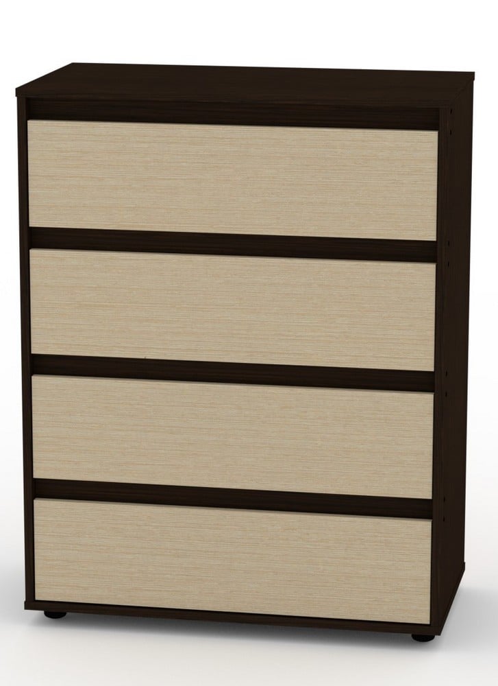 Комод Компаніт на 4 ящики 4 Венге комбі (60c733b056ed397aa7104793)
