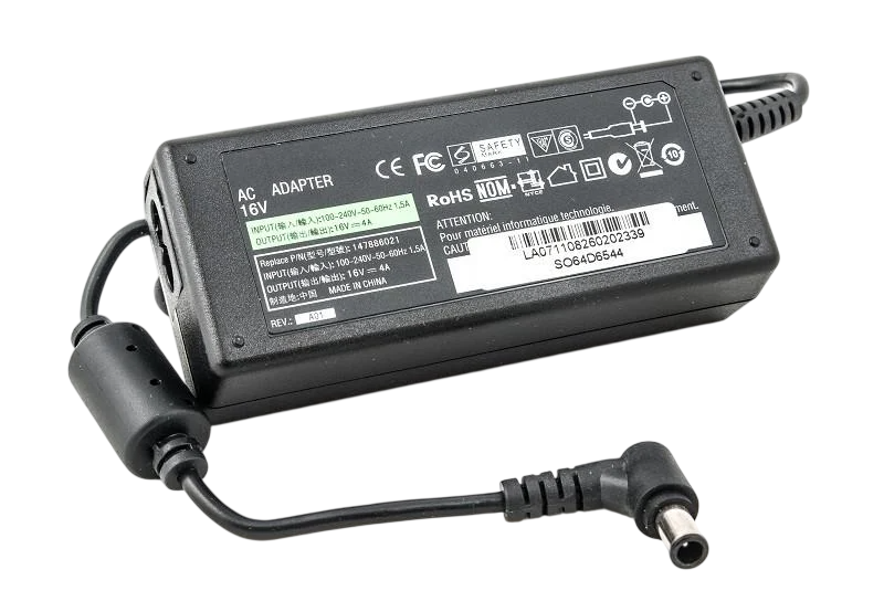Блок питания для ноутбуков Power SONY 220V 16V 64W 4A 6,5х4,4