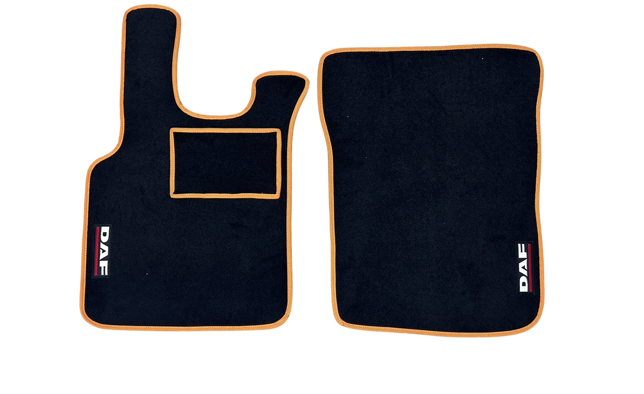 Коврики в салон ворсовые для DAF CF/85 передние 2 шт. Черный (27326553)