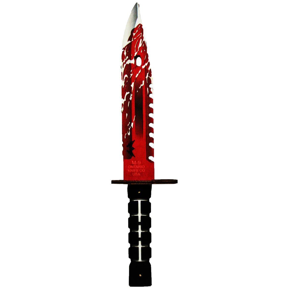 Нож сувенирный M-9 Bayonet Blood Blue (199488)