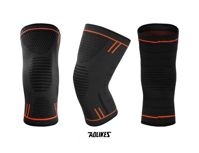 Наколінник Aolikes спортивний еластичний фіксатор суглоба 2 шт. L (01435) - фото 3
