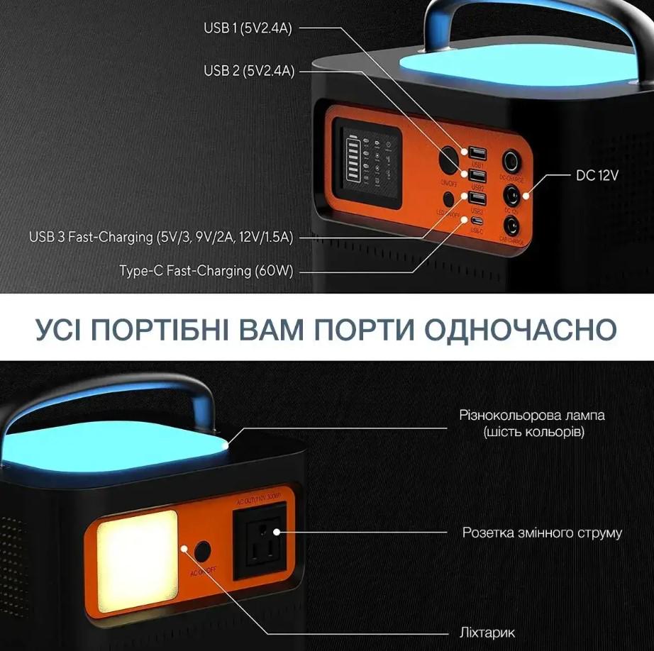 Портативная зарядная станция TIG FOX Portable 540 Wh питания до 8 часов (0015) - фото 4