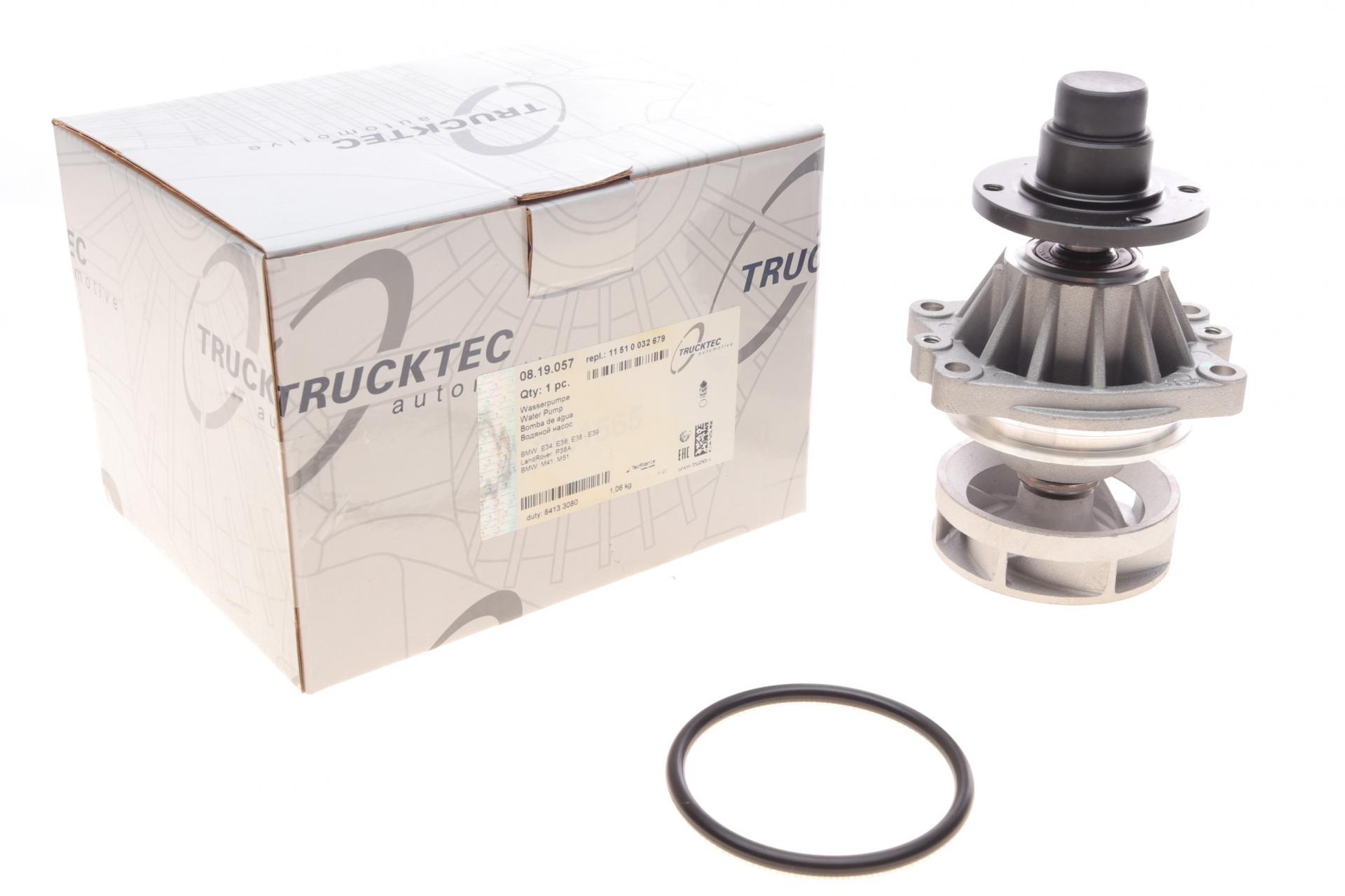 Водяная помпа TRUCKTECAUTOMOTIVE BMW 3 E36 90-00/5 E34/E39 87-03/7 E38 94-01/Opel Omega 93-03 (08.19.057)