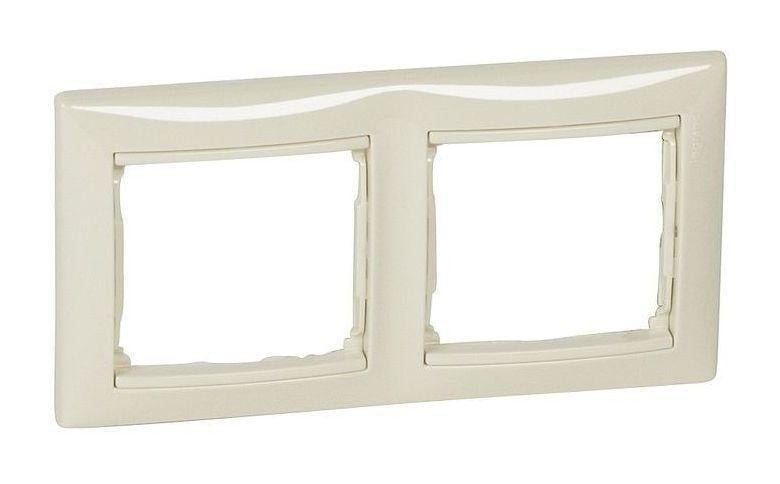 Рамка для розетки Legrand Valena Classic 2 поста Айворі (30370030) Рамка для розетки Legrand Valena Classic 2 поста Айворі (30370030)