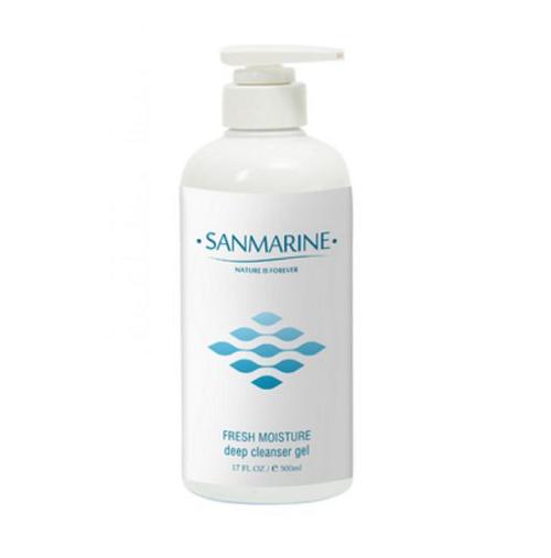 Гель для вмивання глубокої дії Sanmarine Fresh Moisture Deep Cleanser Gel 500 мл Гель для вмивання глубокої дії Sanmarine Fresh Moisture Deep Cleanser Gel 500 мл