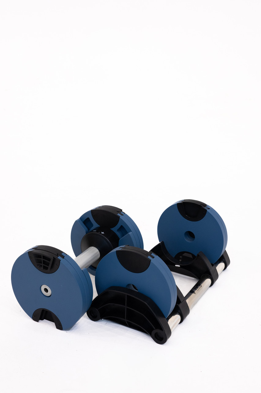 Гантеля стальная разборная регулируемая WCG 16 кг с 8 уровнями веса 2-16 кг Синий (01016M1) - фото 3