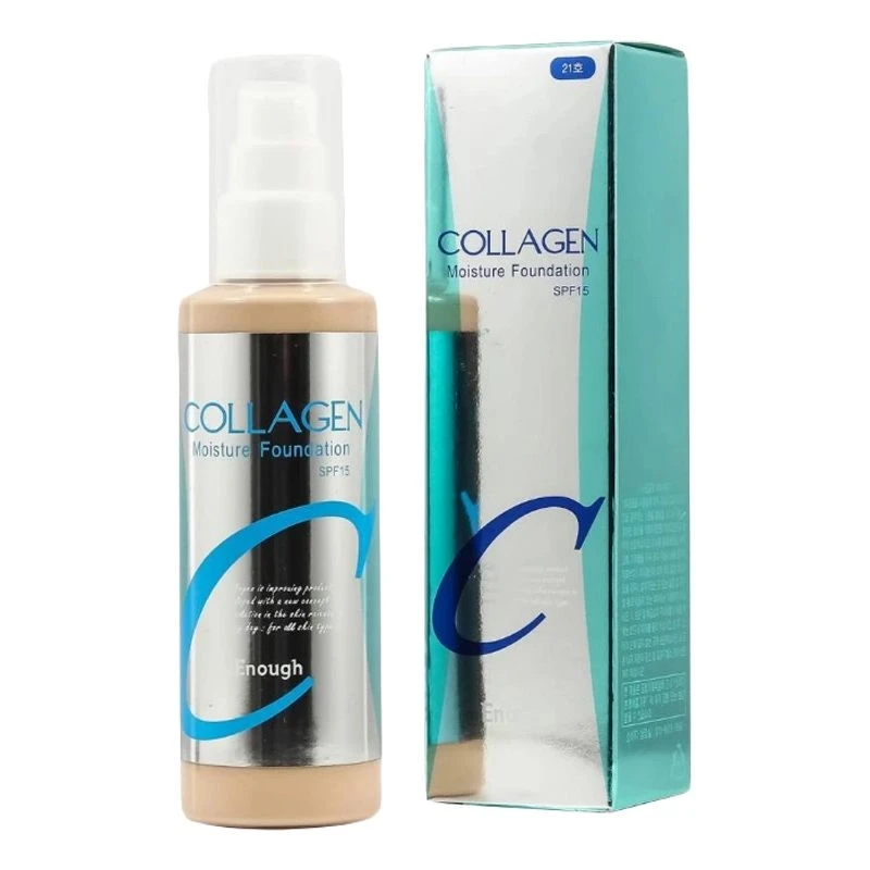 Тональный крем для лица Enough Collagen Moisture Foundation SPF 15 Тон 21 с коллагеном 100 мл (2072051900)