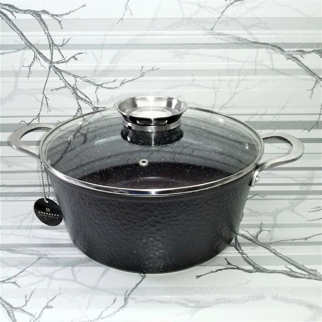 Каструля Edenberg із мармуровим антипригарним покриттям 7,2 л 28 см (EB-3966)