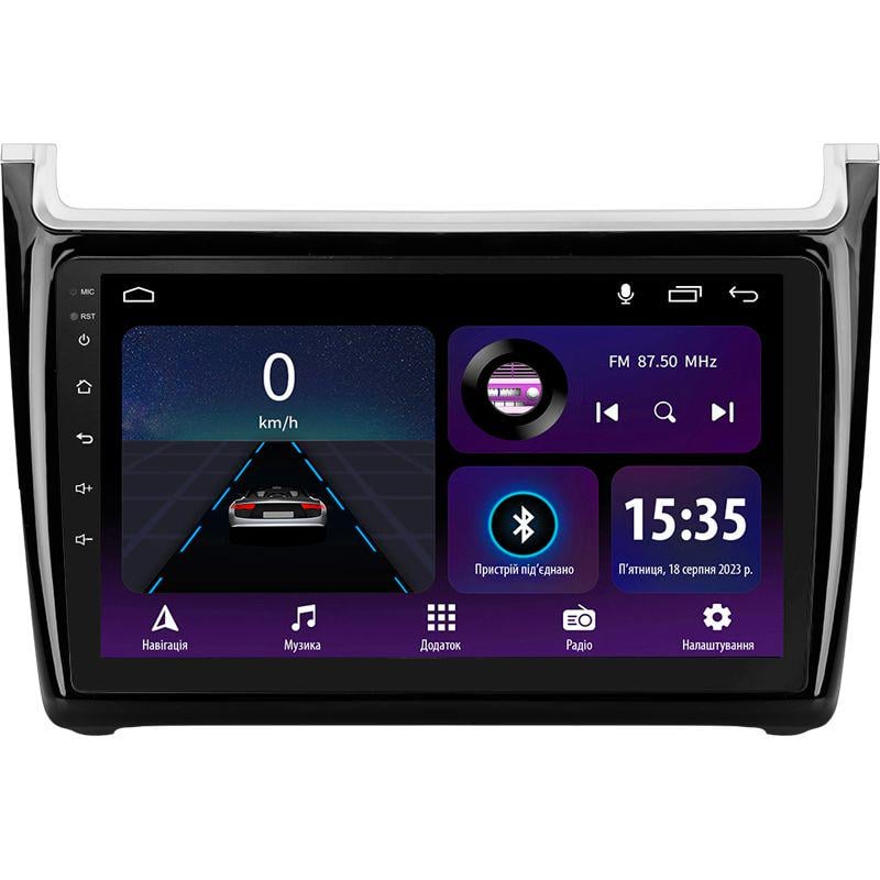 Штатная магнитола Sigma E9232 2/32 GB для Volkswagen Polo 5 2008-2020 г. 9" (AR-83107)